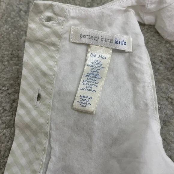 Pottery Barn Kids - Green Gingham Dress - Picture 6 of 8